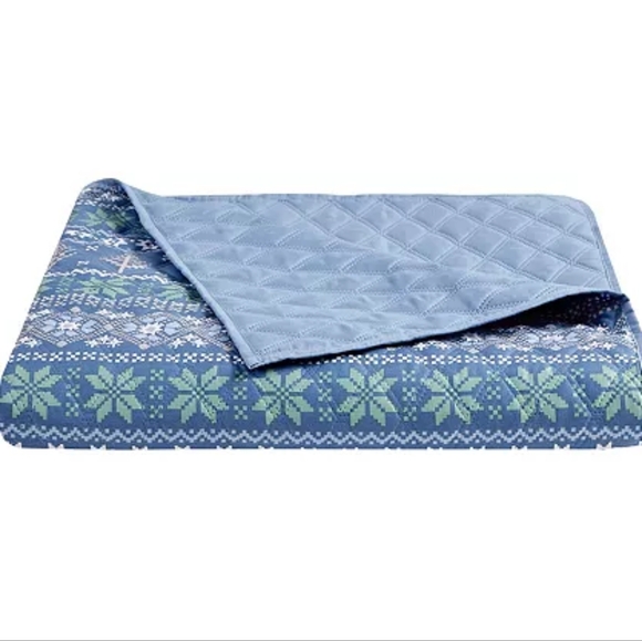 MARTHA STEWART COLLECTION Blue Quilt 4pc Bag Set, Full/Queen, Created For Macy's - Picture 1 of 5